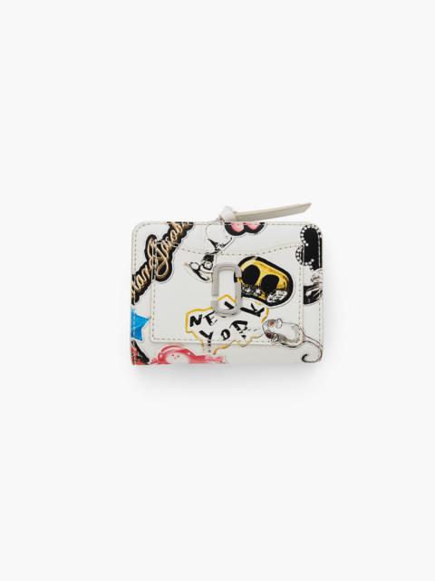 Marc Jacobs THE STICKER UTILITY SNAPSHOT MINI COMPACT WALLET