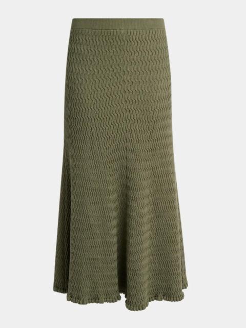 Proenza Schouler Magnolia Knit Midi Skirt