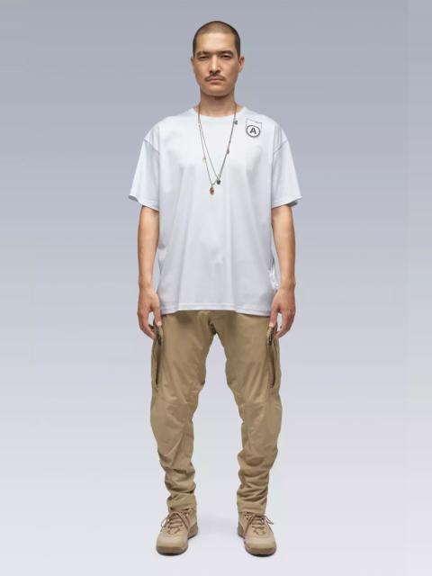 S24-PR-B 100% Cotton Mercerized Short Sleeve T-shirt White