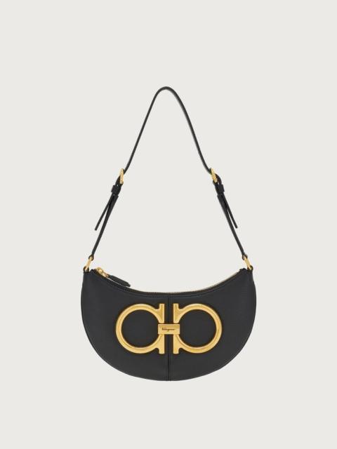 FERRAGAMO MAXI GANCIO SHOULDER BAG (S) | REVERSIBLE