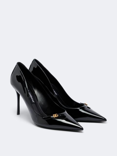 Dolce & Gabbana DG patent leather pumps