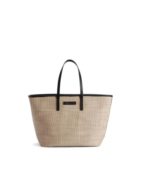 Giuseppe Zanotti raffia tote bag