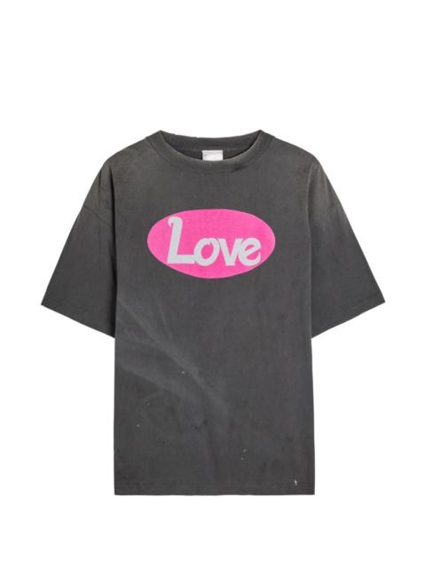 SAINT M×××××× skull-print T-shirt