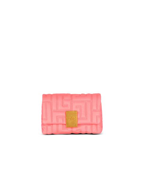 Balmain 1945 Soft quilted leather mini bag