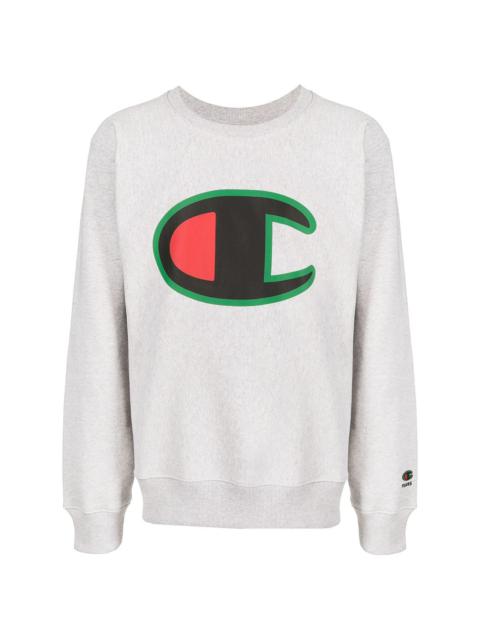 x Champion logo-print sweatshirt