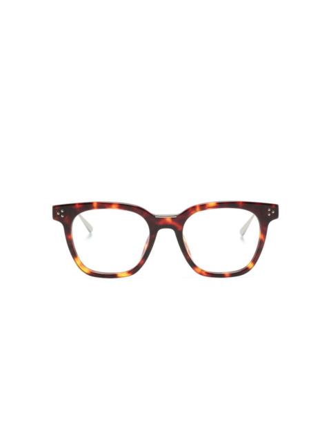 LINDA FARROW Evans square-frame glasses