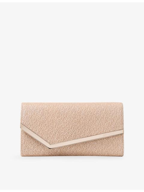 JIMMY CHOO Emmie Woven Clutch Bag