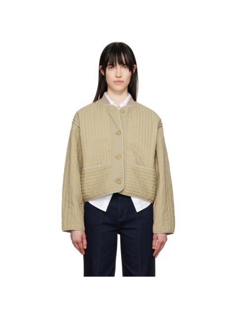 rag & bone Beige Marley Quilted Jacket
