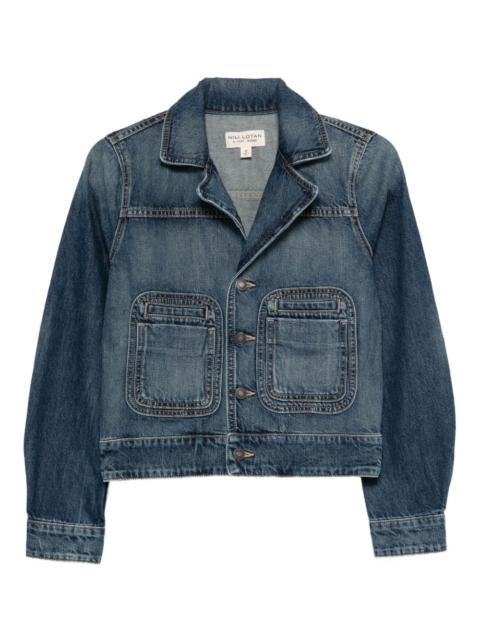 NILI LOTAN patch-pocket denim jacket