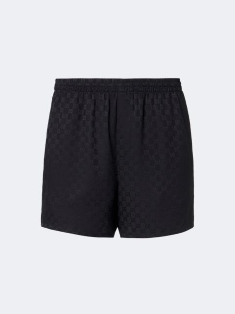 GUCCI GG jacquard silk shorts