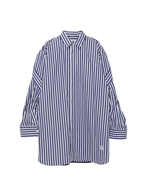 sacai Thomas Mason Cotton Poplin Dress