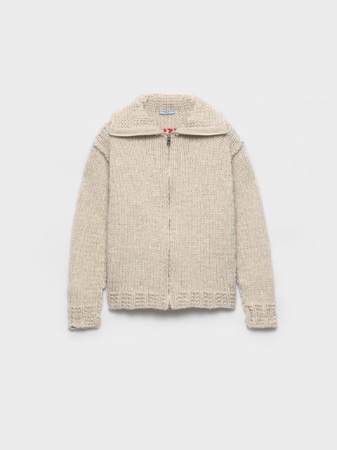 Prada Wool zipper cardigan