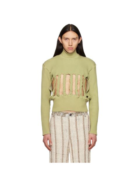 Solitude Studios SSENSE Exclusive Green Sweater