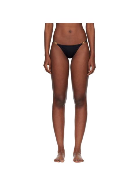 VERSACE Black Bikini Bottom