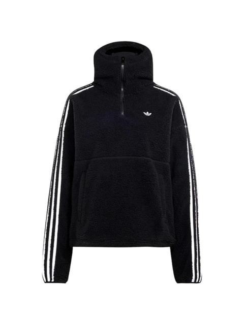 adidas Originals by Jennie fleece logo-patch hoodie