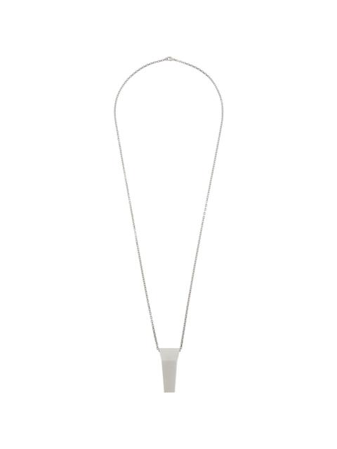 Rick Owens Temple Open Trunk Charm Necklace
