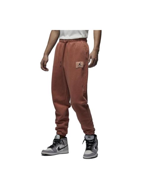 Jordan Air Jordan Essential Fleece Washed Trousers 'Orange' FB7299-810
