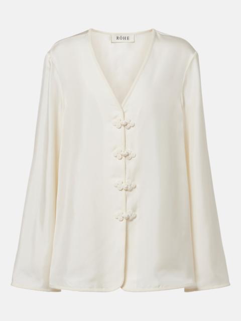 RÓHE Silk blouse