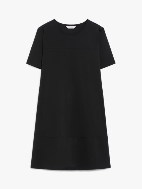 HAMBURG Technical jersey flared dress