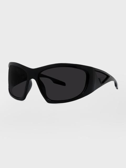 Givenchy Giv Cut Acetate Wrap Sunglasses