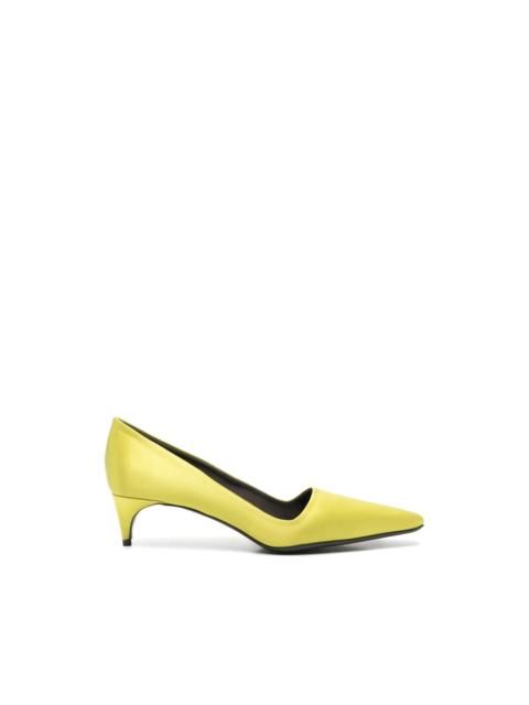 BERNADETTE satin heeled pumps