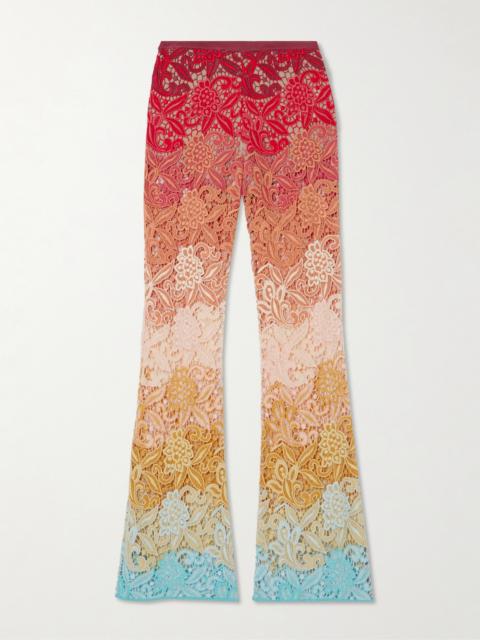 Etro Macramé Flared Pants