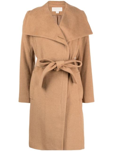 MICHAEL KORS belted double-breasted coat
