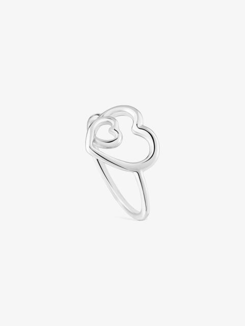 TOUS Silver silhouette Ring TOUS Flechazo