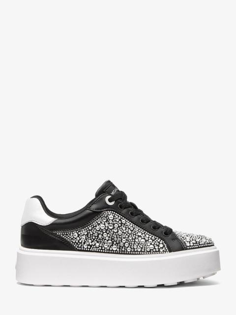MICHAEL KORS Romey Embellished Platform Sneaker