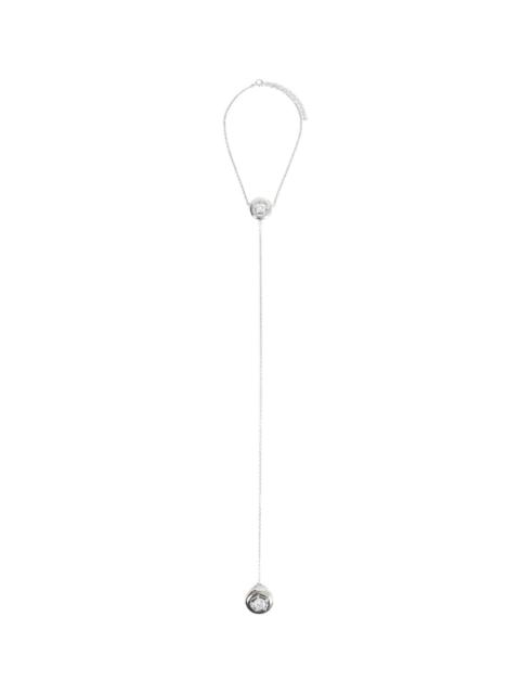 PANCONESI Blow Up Crystal Tie Necklace