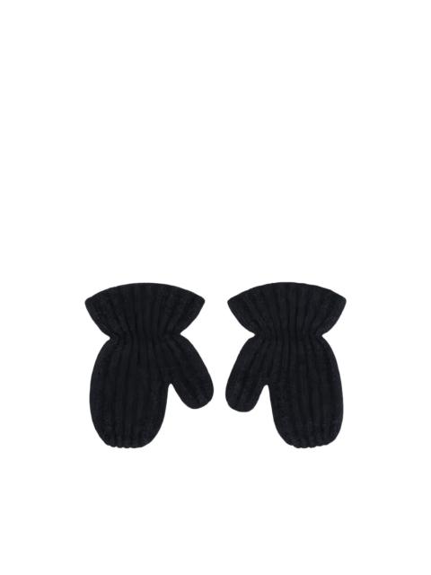 Maison Margiela ribbed gloves