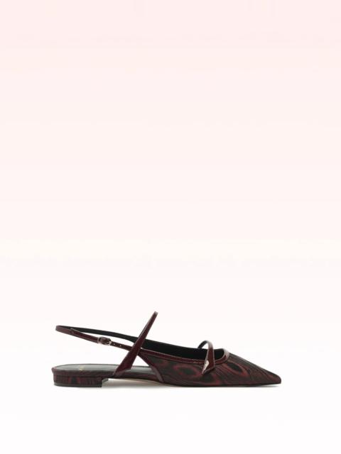 ALEXANDRE BIRMAN TITA MOIRE FLAT CHERRY LACQUER