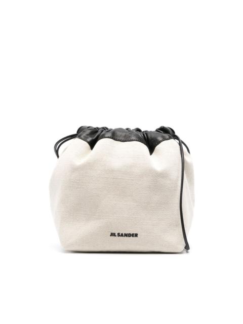 Jil Sander logo-print bucket bag