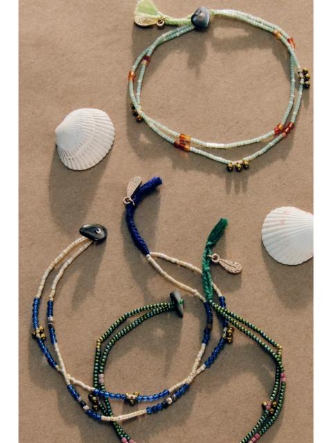 FREE PEOPLE Muse Semi-Precious Beaded Anklet