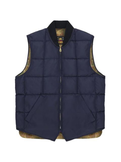 FORTELA padded camouflage sleeveless gilet