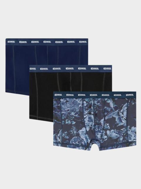 Diesel Men's Damien Multi-Pattern 3-Pack Boxer Briefs