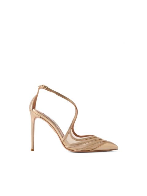 AQUAZZURA t-strap leather pumps