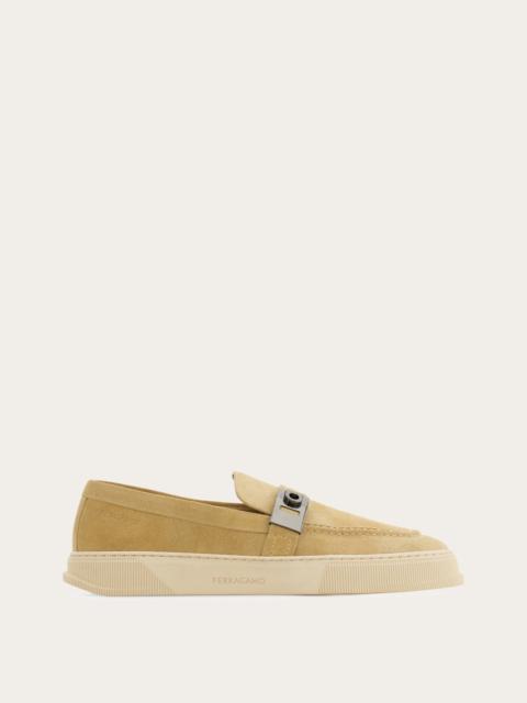 FERRAGAMO Hybrid sneaker with Hug buckle