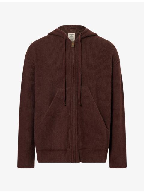 UMA WANG Ribbed Cashmere Hoody
