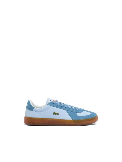 LACOSTE suede panelled sneakers