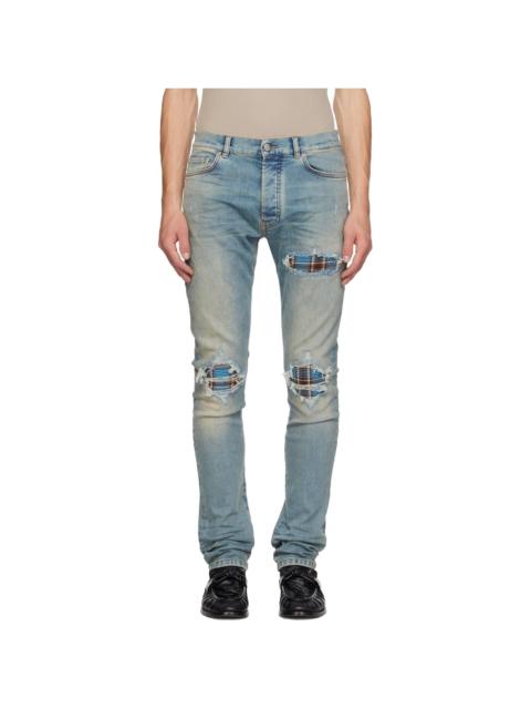 AMIRI Blue Flannel MX1 Jeans