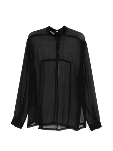 Rick Owens rear-button top