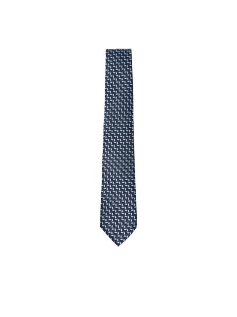 GIORGIO ARMANI geometric-pattern tie
