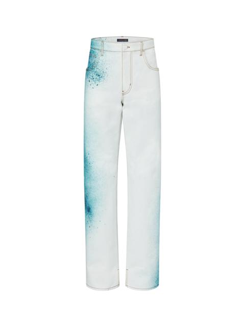 Louis Vuitton LV Spray Denim Pants