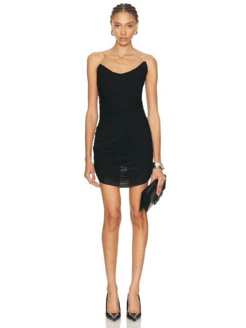 MUGLER Strapless Mini Dress