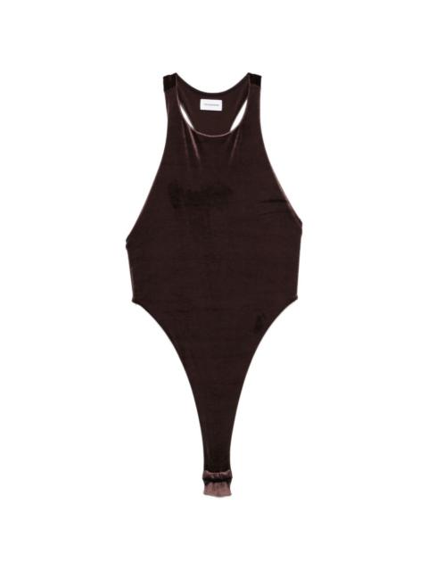 THE ANDAMANE Fonda halterneck bodysuit