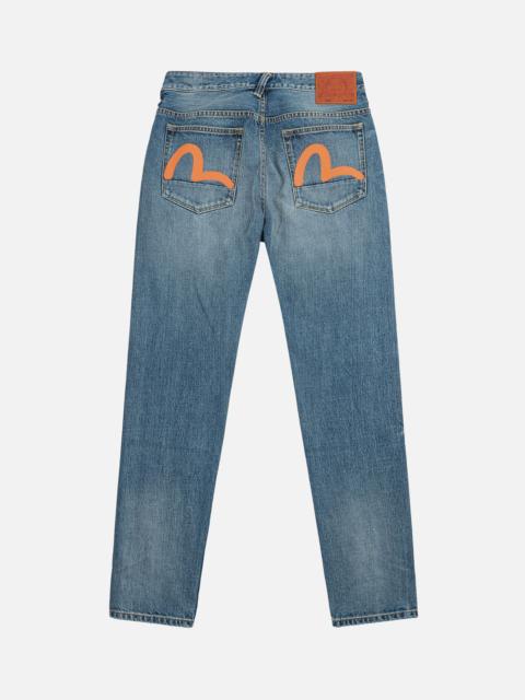 EVISU Orange Seagull Classic Taper Fit Jeans #2017
