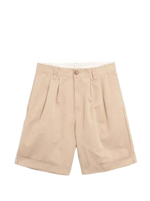 Carhartt WIP pleated cuffed shorts