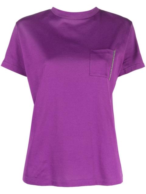FABIANA FILIPPI chain-detail cotton T-shirt