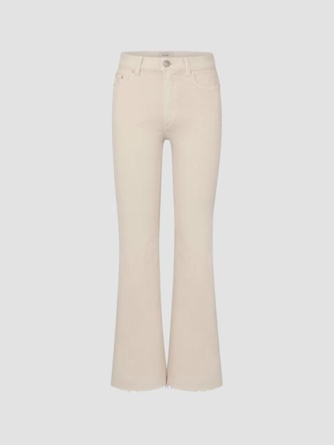 DL1961 Women's Bridget Boot High Rise Instasculpt Crop Jeans - Flax